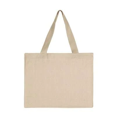 SG Accessories Foldable Canvas Long Handle Shopper (Natural)