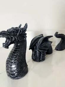 1 Stück gotische Drachen Statue, Innen- und Außendekoration Drache, detailliert gearbeitet, einzigartige gotische dekorative Skulptur für Halloween Dekorationen, Party Dekorationen, Geburtstags Dekorationen, Garten Dekoration, Zimmer Dekoration, Heim Dekoration, Schlafzimmer Accessoires, Heim Accessoires und Feiertags Essentials