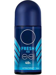 Desodorante Antibacterial, Fresh Ice (50 ml) 48 horas Protección Antitranspirante para hombre en Roll on - Fresco - Ver 1