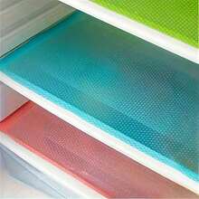 1/4/8 Sheets Refrigerator Moisture-Proof Mat, Washable Refrigerator Liner, Refrigerator Shelf Liner, Refrigerator, Freezer, Cabinet Anti-Spill Absorbent