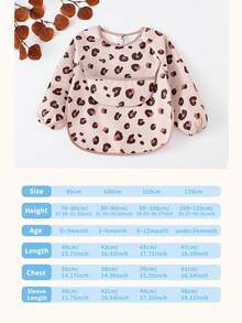 Babero de manga larga para bebé, bata de alimentación para infantes para comer, pintar, alimentación complementaria - Multicolor - Ver 10