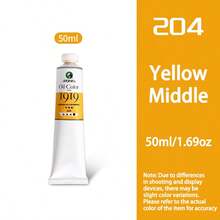 Marie's Professional Oil Paints, 50ml/1.69oz Tubes, Oil Based Pigments Art Supplies For Canvas Craft Painting, Artist Quality, Rich Colors, Gifts For Artist, Beginners, Students And Adults - 50ml/1.7 Oz - View 50