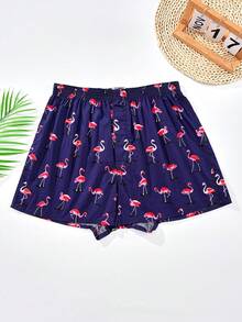 6Pcs/Set Men's Fashionable Breathable Comfortable Printed Boxer Shorts Cotton Briefs - Multicolor - View 5