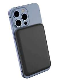 Batería inalámbrica 5000mAh carga para ip x--16por mas, (sin cable,carga inalambrica) - Negro - Ver 4