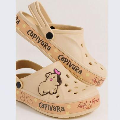 Babuche Adulto Capivara Leve Macio Confortável Unissex Antiderrapante