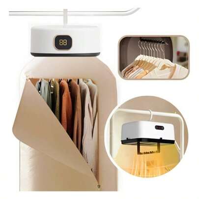 Super Secador De Roupas Portátil Inteligente 220v Mini Elétrica Cortina Pendurar seca rápido