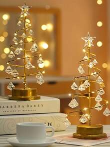 1 Artificial Christmas Tree Light Set, With Stars On The Top And Powered By Batteries (Battery Not Included) - Suitable For Holiday Room Decoration, Birthday Parties And Gift Giving, Christmas Decorations Christmas Decoration XMAS Decor Christmas Tree Gift Decor Thanksgiving Wedding Home Decor Home Decor Fall Decor Autumn Decor Birthday Decorations For Gifts Party Supplies Indoor Outdoor Garden Holiday Festival Decor Halloween Decor Wall Decor Halloween Ornaments