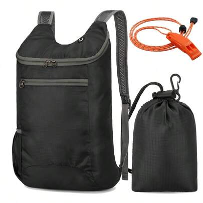 Lightweight Packable Backpack Travel Hiking Daypack Foldable Backpack For Men Women, Hiking Backpack, Small Backpack For Men, Foldable Travel Daypack, Waterproof Oxford Fabric, Multi-Pocket Design(Gift Whistle)
