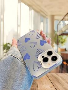 Minimalistische Herz-Linienkunst-Telefonhülle, ästhetische Telefonabdeckung, geometrisches Design, Schutzhülle, langlebige Oberfläche,kompatibel mit iphone 17 pro max Air 16E 16 15 14 13 12 11 Plus Pro ProMax S25Ultra S25 S24 S23 S22 S21 plus FE - Schwarz(black) - Übersicht 6