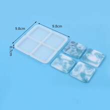 1 PC DIY Silicone Resin Mold Kit - 1.77inch Round & Asymmetrical Shapes For Phone Back Stickers, Badge Holders & Crafts - Round - View 14