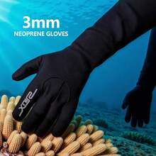 Water Gloves 3mm Neoprene Five Finger Warm Wetsuit Winter Gloves For Scuba Diving Snorkeling Surfing Swimming