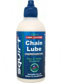 Lubricante de cadena Squirt para bicicletas de 120 ml, lubricante de larga duración para todas las cadenas de bicicletas, lubricante de cadena seca para todo tipo de clima, lubricante de cadena de - 1 paquete, 120 ml - Ver 9