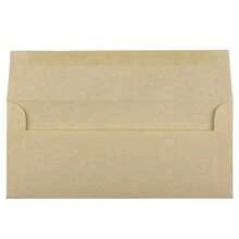 JAM PAPER A2 Parchment Invitation Envelopes - 4 3/8 X 5 3/4 - Natural  - 50/Pack-8742 - 多色1 - 查看 3