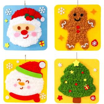 1/2 Set Sewing Kit For Kids DIY Embroidery Sewing Kit Cute Animal Sewing Projects Easy Crafts, Perfect For Beginners, Girls Boys Ages 4-12 Christmas Stocking Party Favors Gifts