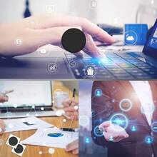 10/20/50/100 个 NFC 标签 215 个 NFC 贴纸（黑色、空白、可重写）、1 英寸圆形标签、兼容 IOS 和所有 NFC 设备、504 字节可编程空白标签，用于防伪追溯/音乐墙/移动支付/访问控制等。