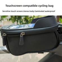 Torba na górną rurę roweru do stabilnego, odpornego na zużycie i wodoodpornego przechowywania telefonów i innych rzeczy: używana podczas jazdy na rowerze, odpowiednia dla rowerzystów. Torba na górną rurę roweru, stabilna, odporna na zużycie i wodoodporna torba do przechowywania telefonów komórkowych.