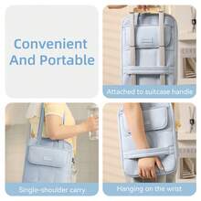 手提包多功能笔记本电脑包兼容13.3 14 14.9英寸笔记本兼容Macbook Air Pro 13.3 14 iPad Air Pro商务通勤简约手提包