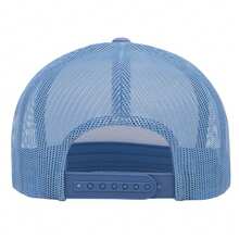 Classic Contrast Trucker Cap (Classic Blue/White/Classic Blue) - Coffee Brown - View 2
