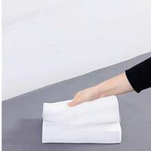 100pcs Disposable Beauty Salon Sheets Non-Woven Massage Bedside Pillow Thickened Single Lying Towel Disposable Hotels Spa Pad