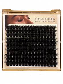 120D/100D/80D/60D/50D/40D/30D Weiche, flauschige Wimpernbüschel-Set, dicke Büschel-Wimpernverlängerungen, individuelle Kunstwimpern, Faux-Nerz-Wimpernbüschel D+Curl 10MM/12MM/14MM/16MM/18MM Wimpernverlängerung, dramatische Wimpernverlängerungen, Wimpernbüschel zum Selbermachen (200/180/160/140 Stücke/Box)