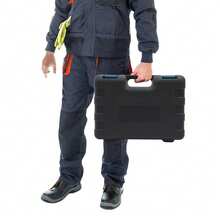 YUNRUX Hydraulic Hole Punch Set, Manual Hole Punch Set, Hand Pump Hole Punch Set With 6 Punches