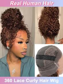 Wear And Go Chocolate Brown Body Wave Lace Front Wig Glueless Brazilian Brown 13x4 Lace Frontal Wigs For Women Human Hair Preplucked