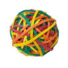 campus Gomas Elásticas Plus Office Formato Bola de Colores 105gBola de 105 gramos de anillos de goma - 5 unidades 5uds - Multicolor - Ver 1
