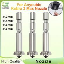 For Anycubic Kobra 3 Max Combo Nozzles Printer Head Assembly With 0.4mm Hardened Steel Nozzle, Anycubic Accessories