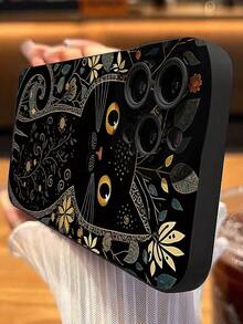 2pc New Cat Eye Texture Shockproof TPU Phone Case, Compatible With IPhone 11, 16 Pro Max, 16 Pro, 16, 15 Pro Max, 14 Pro Max/Galaxy S25 Series, A16/Honor X6A, X7B, X8B/13C, Note13 Waterproof Anti-Fall Scratch ResistantFOR-YOUR-BELOVED-PHONE Christmas Gifts Christmas Gifts