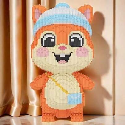 6008 piezas Clásico Ardilla Bloques de Construcción DIY, Creativos Ladrillos Educativos Diseñados para Adolescentes y Adultos, Juguete de Rompecabezas para Adultos, Decoración del Hogar, Regalo de Cumpleaños, Regalo de Navidad