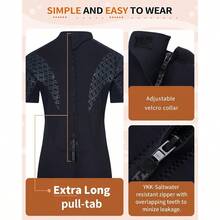 Mens 3mm Shorty Wetsuit Womens Full Body Diving Suit Back Zip Dive Skin For Diving Canoe Spearfishing Surfing Snorkeling Swimming Suits