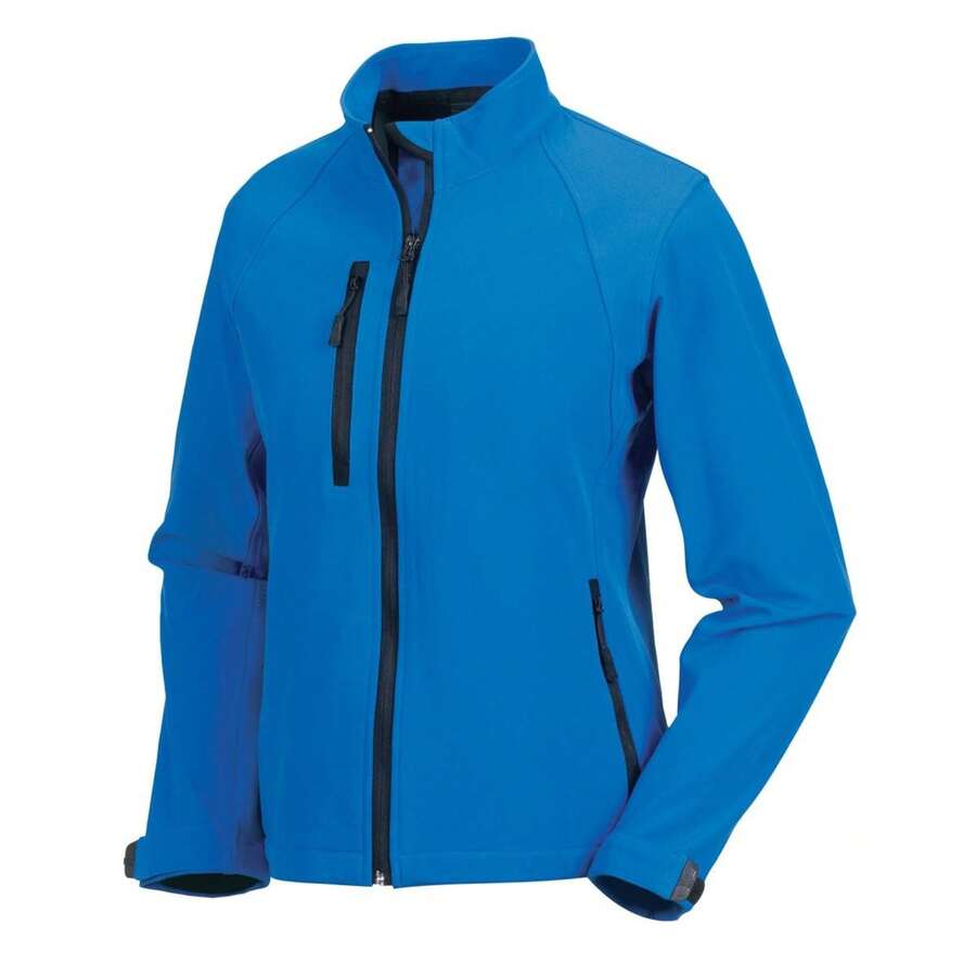 Jerzees Colours Ladies Water Resistant & Windproof Soft S Jacket (Azure Blue) - Blue - View 1