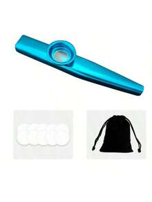 Metal Kazoo, Professional Performance Kazoo, Small & Large Size Saxophones, Small Musical Instrument Kazoo, Kazoo Tube, Kazoo Diaphragm - Multicolor - View 10