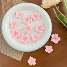 12pcs Pink Sakura Refrigerator Magnets, Cute Decorative Magnets, Office Stickers, Fridge Magnets Suitable For Office Whiteboards, Storage Cabinets, Dishwashers, Kitchen Decor, Home Decor, Valentine's Day Gift Gifts Birthday Graduation - Nhiều màu - Xem 8