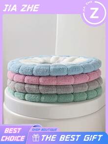 Coussin de siège de toilette épais pour l'hiver, anneau de toilette universel pour toutes les saisons, couvercle de toilette avec poignée, coussin de toilette chaud en peluche. Tapis de toilette chaud pour l'hiver, matériau de haute qualité, propre et hygiénique, agréable à la peau et confortable, convient à divers types de toilettes, lavable et réutilisable, pratique