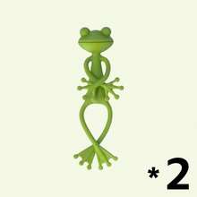 1pc Frog Shaped Plant Tie Reusable Plant Stand Garden Plant Vine Flower Vegetable Climbing Clips Stem Adjustable Flexible Supporter - Multicolor - View 10