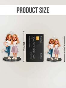 定制照片3D效果人物艺术婚礼情侣 - 圣诞节个性化定制亚克力摆件，办公室装饰，优雅生活 - As Shown - 查看 8