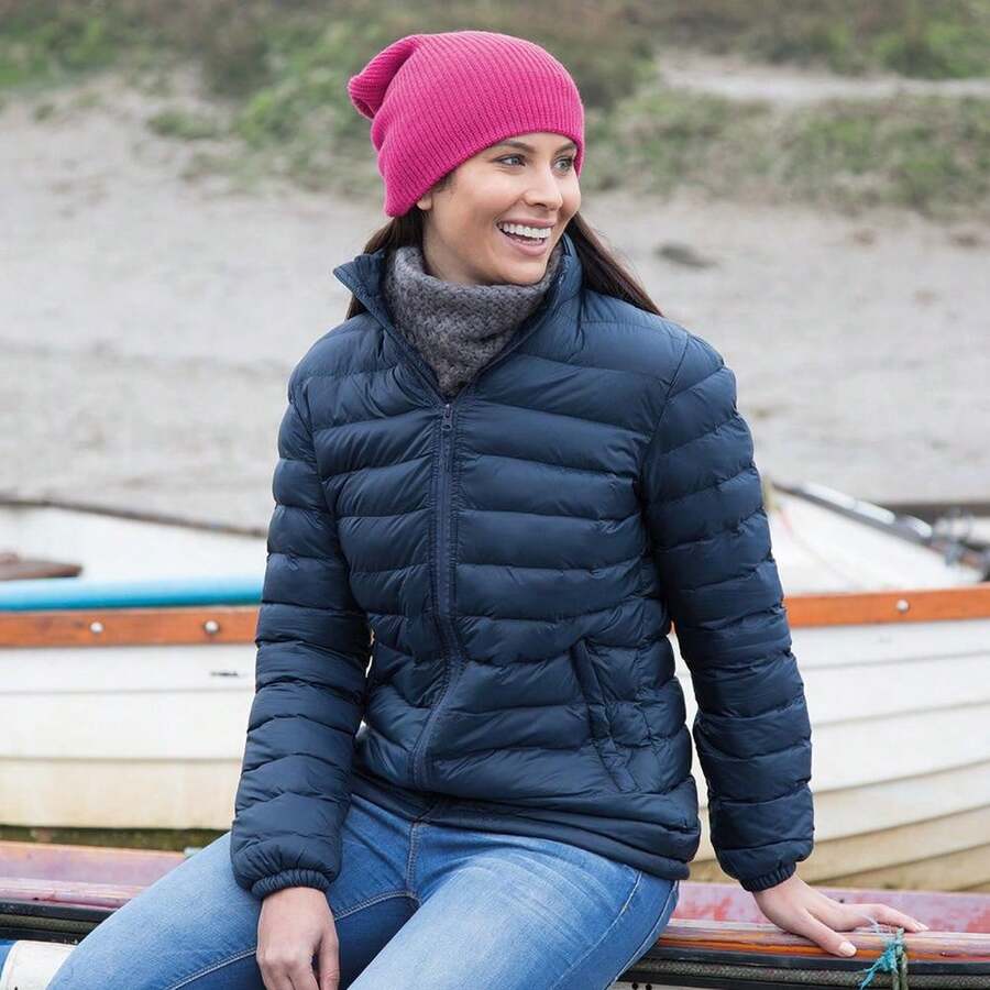 Result Ladies/Womens Ice Bird Padded Jacket (Water Repellent & Windproof) (Navy Blue) - Blue - View 1