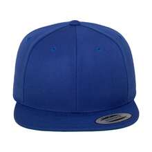 Classic Plain Snapback Cap (Royal Blue) - Royal Blue - View 1