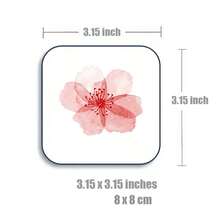 INKARTLINK Pegatina de tatuaje de flor de sakura roja degradada de INKARTINK, resistente al agua y duradera de 2 a 5 días, tatuaje temporal de transferencia de agua colorido, tatuaje falso realista, pegatina de decoración de diseño exclusivo - Multicolor - Ver 5