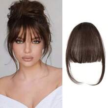 Hair Bangs With Sideburns Synthetic Clip In Hair Extensions Elegant Natural Looking For Daily Use Hair Accessories Hair Piece