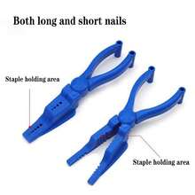 1 buc. Instrument de asistență pentru unghii, un cui, un ciocan, design în trepte, poate prinde unghii lungi și scurte, instrument de fixare a unghiilor, poate îndepărta cuiele, pistol de cuie portabil