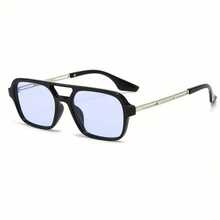 Colored Lens Glasses. New Model Sunglasses, 100% UV Protection. - Teal Blue - View 6