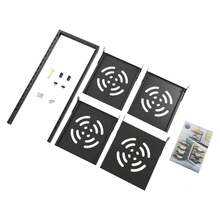 4-Tiers Pot Stand Rack Countertop Pot Rack Organizer Carbon Steel Pot Lid Holder - Black - View 7