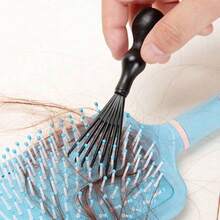 Comb Cleaner Air Bag Massage Comb Cleaning Brush Home Air Cushion Massage Comb Cleaning Claw Cleaning Tool Comb Brush Untangle Hair Brush Cleaning Tool Hair Brush Cleaner Rake Comb Cleaning Brushes Mini Hair Brush Cleaner Tool For Removing Hair Dust Home And Salon Use, Back To School Supplies Back To School - 彩色 - 查看 3