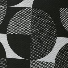 Stretchable Milk Silk Headboard Cover, All Inclusive, Simple Geometric Pattern Design, Soft Polyester Fiber Fabric, Modern Style Bedroom Furniture Protective Cover