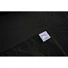 Yamel Hogar - Colcha Ligera Doble Vista - Union Por Sonido de Alta Frecuencia - Suavidad de en sueños - De Diseñador - Hipoalrgénica. Marino - Perla Matrimonial JD9S - Negro - Ver 4