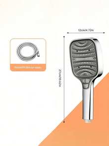 A Powerful Square Shower Head With 8 Spray Modes, Featuring A Large Panel Hand-Held Shower Head And High-Flow Rain Shower, Suitable For Bathroom Shower Systems, A Brand New Summer Shower Product. - Multicolor - View 17