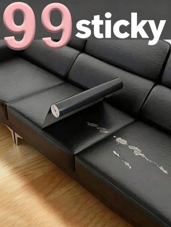 1Pc,Faux Leather Repair Patch - Self-Adhesive Faux Leather Fabric Patches For Sofas And Chairs, Quickly Repair Holes And Tears, Brown, Durable And Easy To Apply, Car Seat Repair, Furniture Repair, Fashion Design, Easy-To-Apply Tape