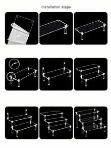 1pc Acrylic Dessert Table Display Stand,Cake Cup Rack Snack Stand Buffet Dessert Table Birthday Party Wedding Desktop Display Shelf Wedding Decor Wedding Party Supplies Wedding Decorations Wedding Accessories Wedding Cake Stand